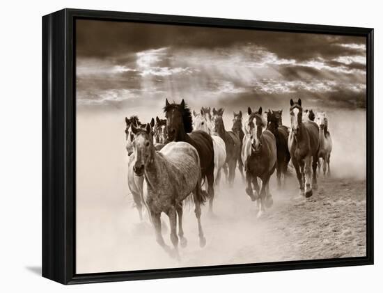 Dust & Thunder, Rothbury, Michigan '07-Monte Nagler-Framed Premier Image Canvas