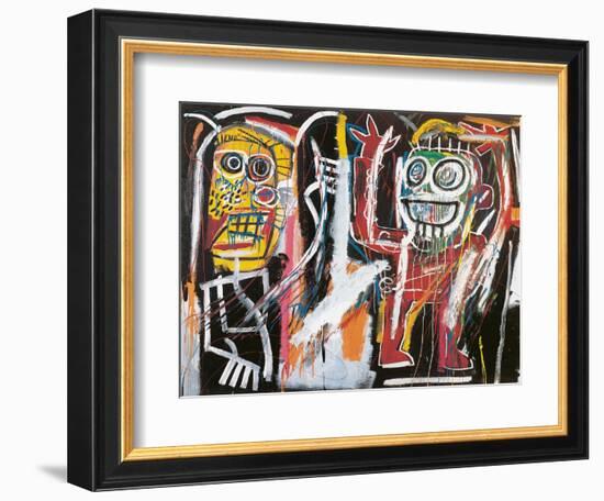 Dustheads, 1982-Jean-Michel Basquiat-Framed Giclee Print