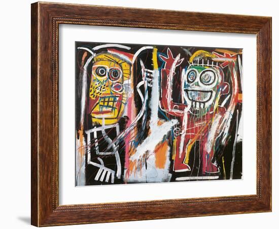 Dustheads, 1982-Jean-Michel Basquiat-Framed Giclee Print