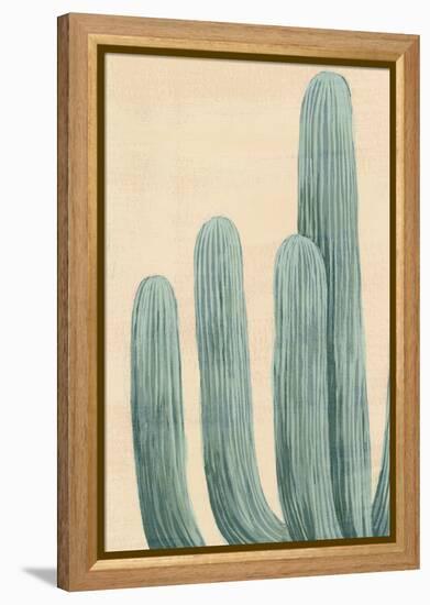 Dusty Cacti I-null-Framed Stretched Canvas