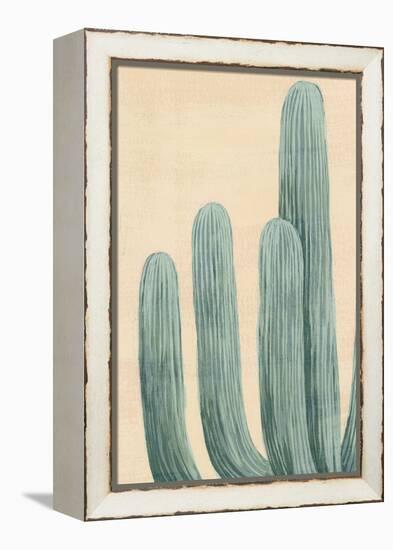 Dusty Cacti I-null-Framed Stretched Canvas