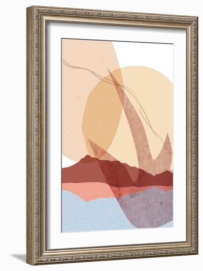 Dusty Desert Rocks 2-Urban Epiphany-Framed Art Print