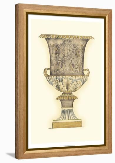 Dusty Urn Sketch III-Jennifer Goldberger-Framed Stretched Canvas