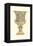 Dusty Urn Sketch III-Jennifer Goldberger-Framed Stretched Canvas