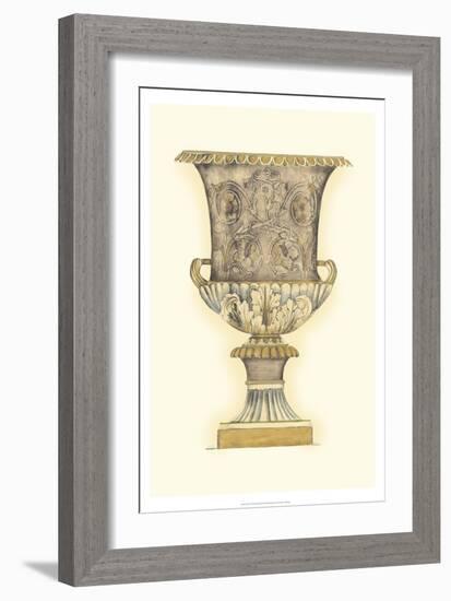 Dusty Urn Sketch III-Jennifer Goldberger-Framed Art Print