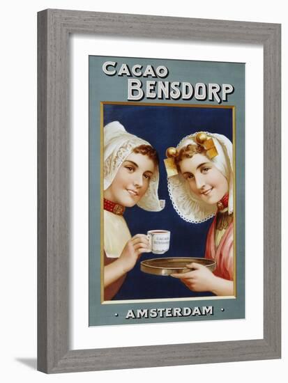 Dutch Advertising Poster for Cacao Bensdorp-null-Framed Giclee Print