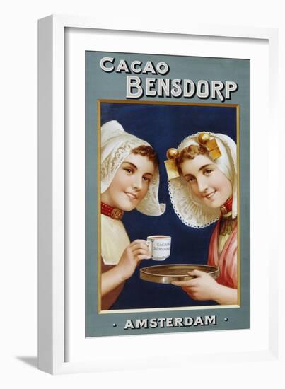 Dutch Advertising Poster for Cacao Bensdorp-null-Framed Giclee Print
