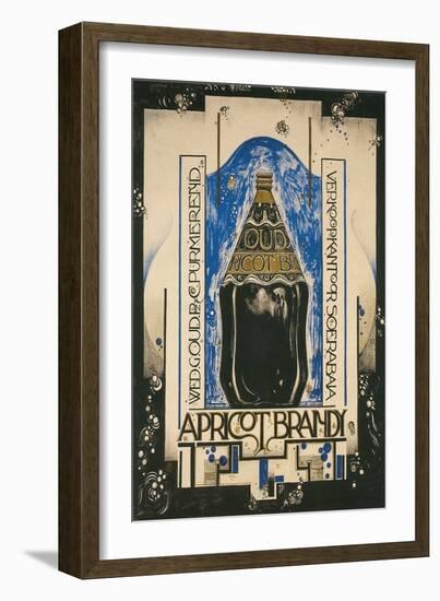 Dutch Art Deco Apricot Brandy Advertisement-null-Framed Giclee Print