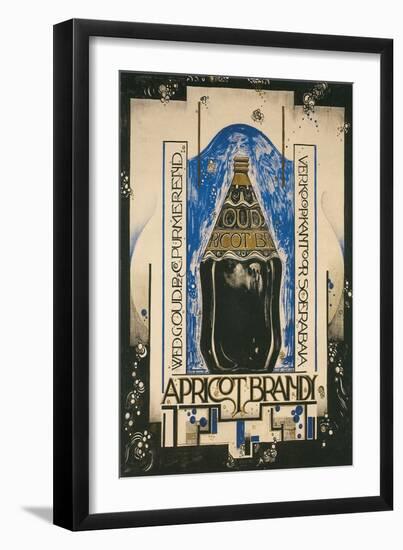 Dutch Art Deco Apricot Brandy Advertisement-null-Framed Giclee Print