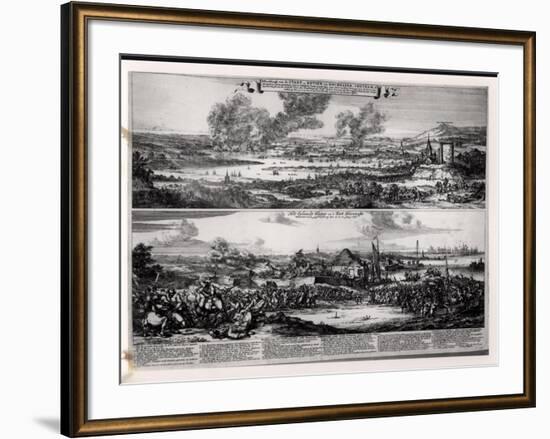 Dutch Attack on the River Medway 20th and 21st June 1667-Romeyn De Hooghe-Framed Giclee Print