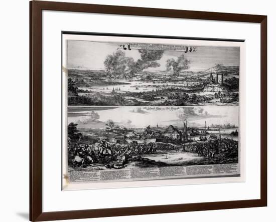 Dutch Attack on the River Medway 20th and 21st June 1667-Romeyn De Hooghe-Framed Giclee Print