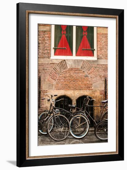 Dutch Bicyles-Erin Berzel-Framed Photographic Print