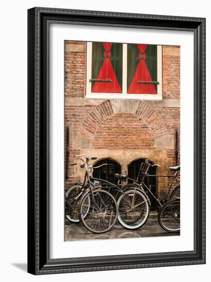 Dutch Bicyles-Erin Berzel-Framed Photographic Print