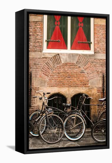 Dutch Bicyles-Erin Berzel-Framed Premier Image Canvas