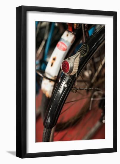 Dutch Bike Detail-Erin Berzel-Framed Photographic Print