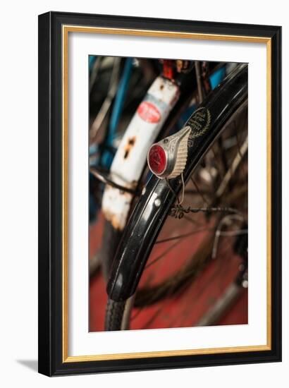 Dutch Bike Detail-Erin Berzel-Framed Photographic Print