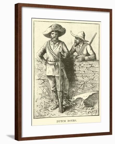 Dutch Boers-null-Framed Giclee Print