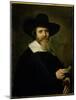 Dutch Burgher, 1643 (Oil on Canvas)-Frans Hals-Mounted Giclee Print