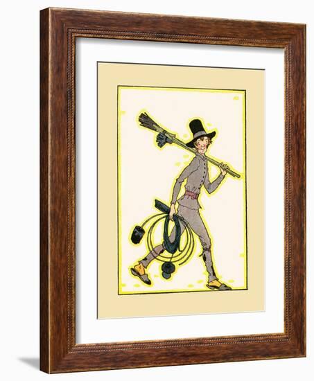 Dutch Chimney Sweep-Maud & Miska Petersham-Framed Art Print