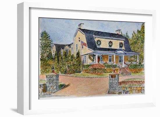 Dutch Colonial watercolor-Anthony Butera-Framed Giclee Print