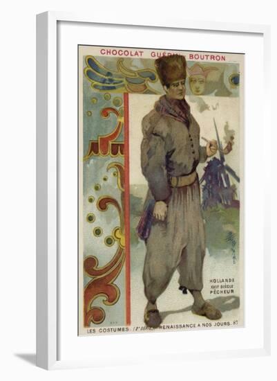 Dutch Fisherman, 17th Century-null-Framed Giclee Print