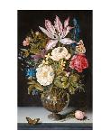 Abraham Mignon, Still Life with Flowers in a Glass Vase-Dutch Florals-Art Print