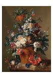 Gaspar Peeter Verbruggen, A swag of flowers-Dutch Florals-Art Print