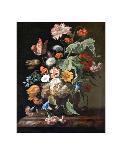 Gaspar Peeter Verbruggen, A swag of flowers-Dutch Florals-Art Print