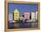 Dutch Gable Architecture of Willemstad, Curacao, Caribbean-Greg Johnston-Framed Premier Image Canvas