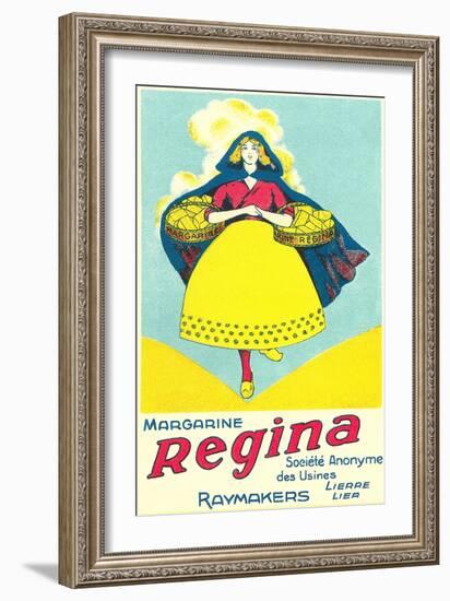 Dutch Girl Margarine Advertisement-null-Framed Art Print