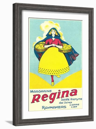 Dutch Girl Margarine Advertisement-null-Framed Art Print