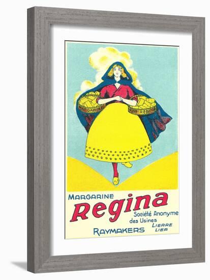 Dutch Girl Margarine Advertisement-null-Framed Art Print