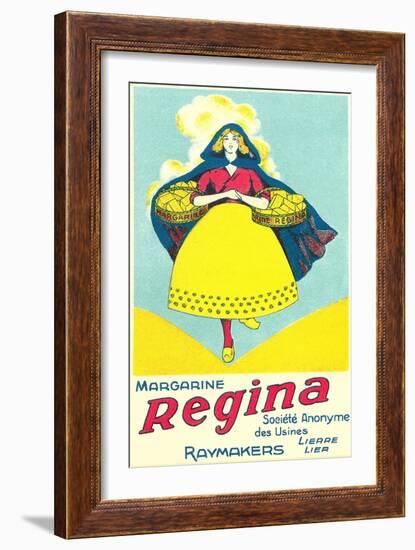 Dutch Girl Margarine Advertisement-null-Framed Art Print