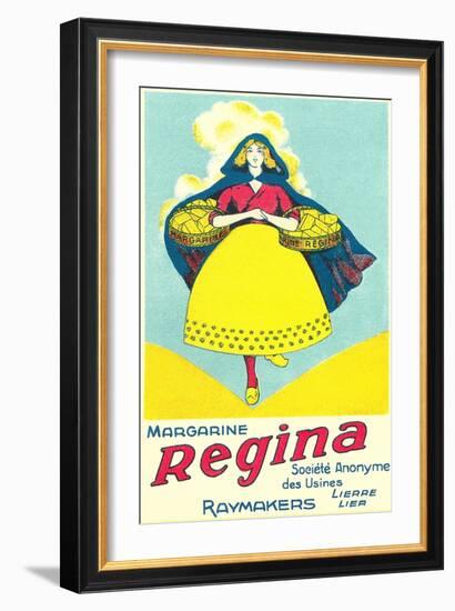 Dutch Girl Margarine Advertisement-null-Framed Art Print