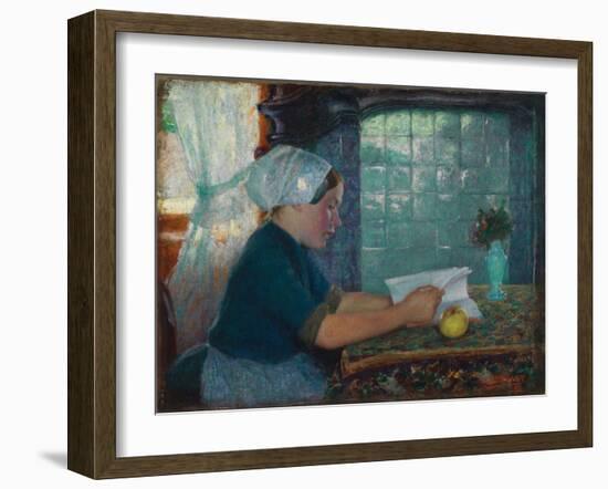 Dutch Interior, 1890 (Oil on Canvas)-Edward Henry Potthast-Framed Giclee Print