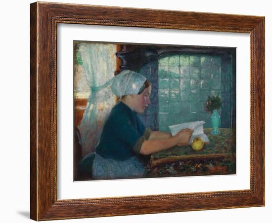 Dutch Interior, 1890 (Oil on Canvas)-Edward Henry Potthast-Framed Giclee Print