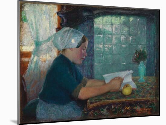 Dutch Interior, 1890 (Oil on Canvas)-Edward Henry Potthast-Mounted Giclee Print