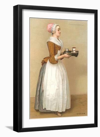 Dutch Maid Carrying Chocolate-null-Framed Art Print