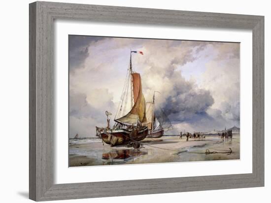 Dutch Pincks at Scheveningen, Holland, 1860-Edward William Cooke-Framed Giclee Print