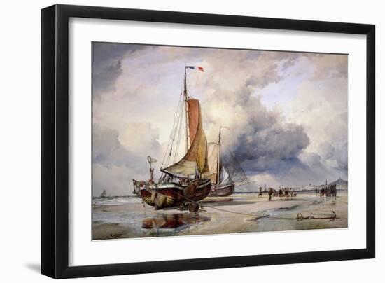 Dutch Pincks at Scheveningen, Holland, 1860-Edward William Cooke-Framed Giclee Print