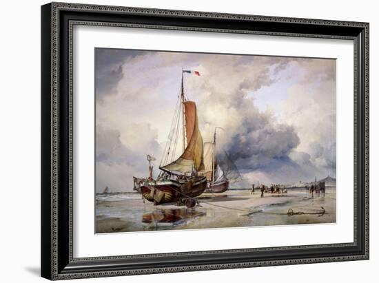 Dutch Pincks at Scheveningen, Holland, 1860-Edward William Cooke-Framed Giclee Print