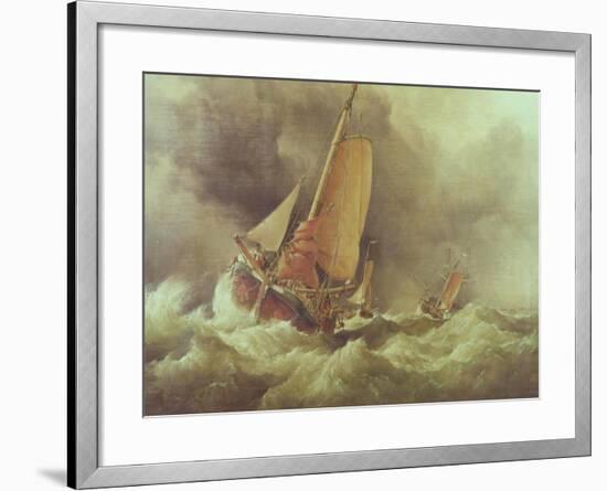 Dutch Pincks Running to Anchor off Yarmouth-Edward William Cooke-Framed Giclee Print