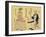 Dutch (Right), American Woman (Left)-Utagawa Yoshiiku-Framed Giclee Print