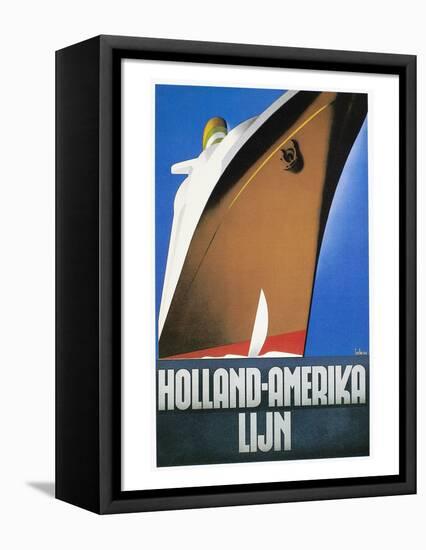 Dutch Travel Poster, 1932-Willem Ten Broek-Framed Premier Image Canvas