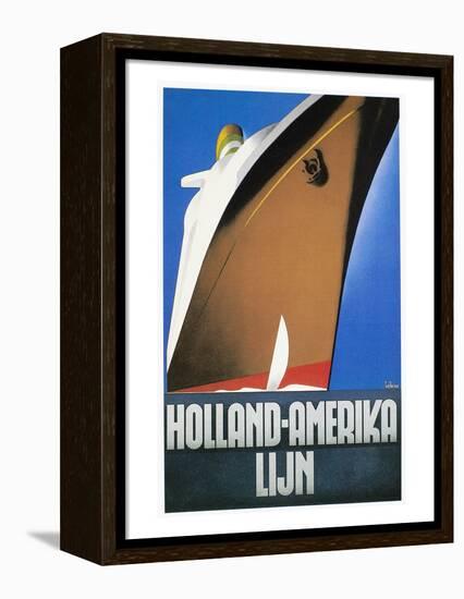 Dutch Travel Poster, 1932-Willem Ten Broek-Framed Premier Image Canvas