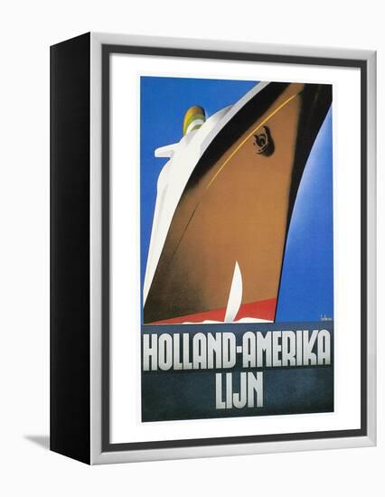 Dutch Travel Poster, 1932-Willem Ten Broek-Framed Premier Image Canvas