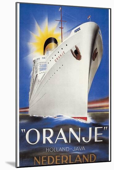 Dutch Travel Poster, 1939-Jean Walther-Mounted Giclee Print