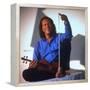 Dutch Violinist Andre Rieu Relaxing, Taking Practice Break with Violin-Ted Thai-Framed Premier Image Canvas