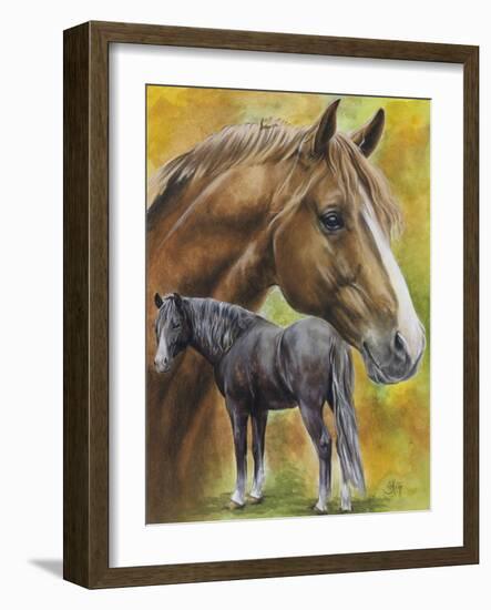 Dutch Warm Blood-Barbara Keith-Framed Giclee Print