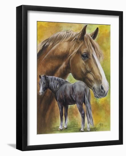 Dutch Warm Blood-Barbara Keith-Framed Giclee Print